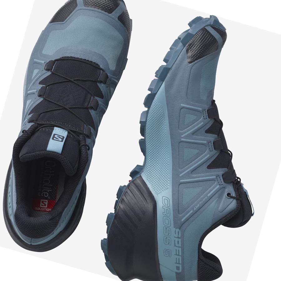 Salomon SPEEDCROSS 5 Trail Futócipő Női Kék | HU 2883XYU